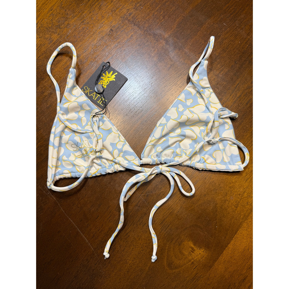 Patterned Triangle Bikini Top - image 2